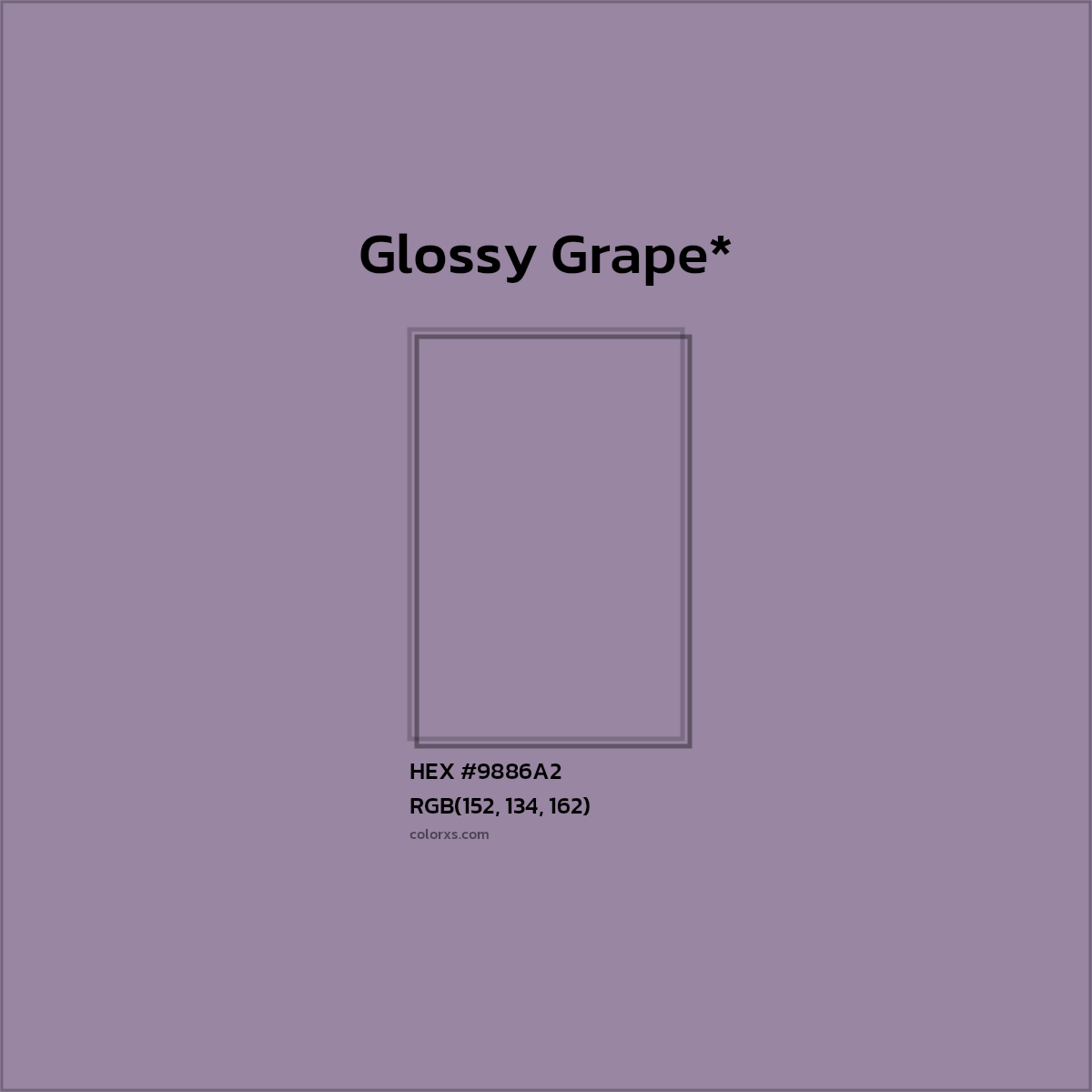 HEX #9886A2 Color Name, Color Code, Palettes, Similar Paints, Images