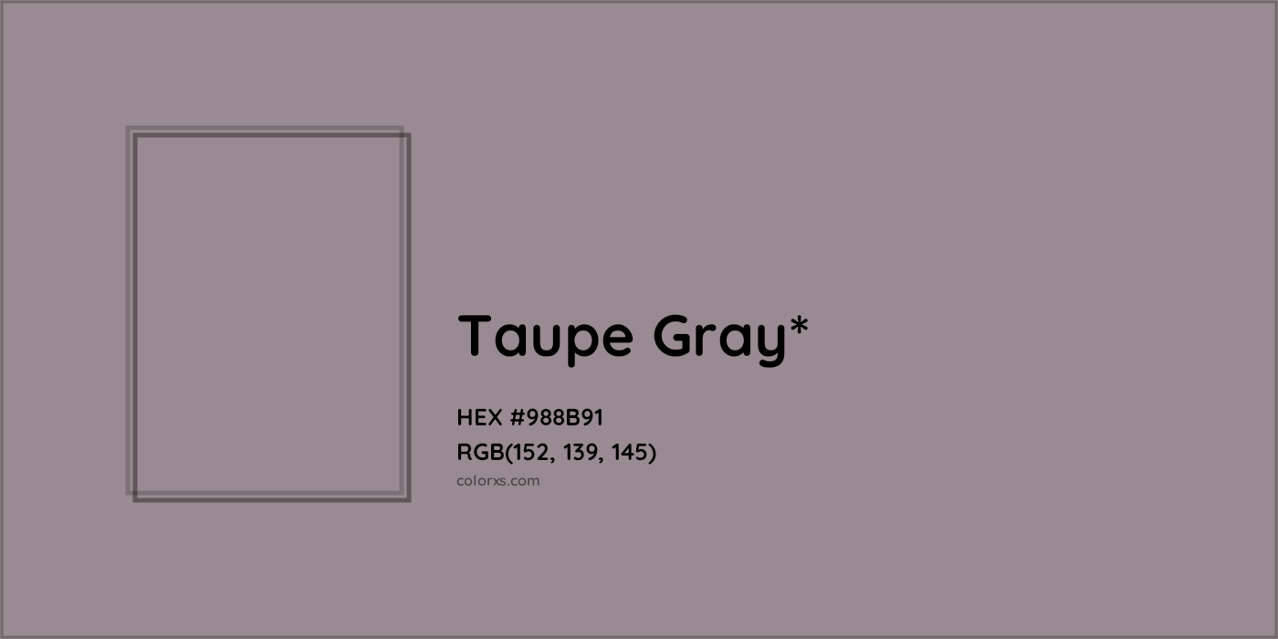 HEX #988B91 Color Name, Color Code, Palettes, Similar Paints, Images