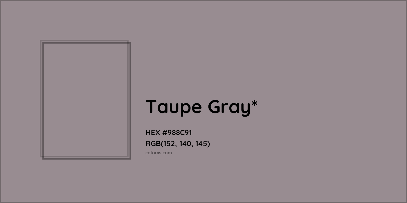 HEX #988C91 Color Name, Color Code, Palettes, Similar Paints, Images