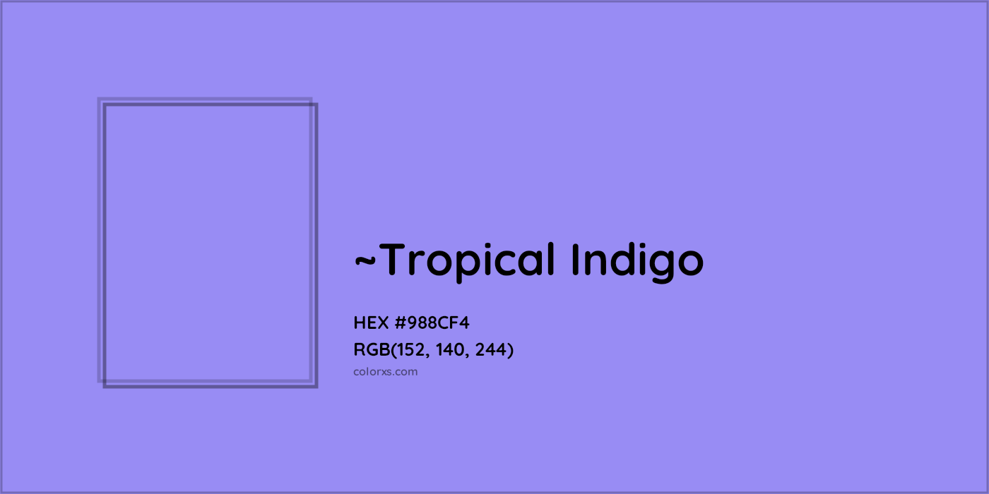 HEX #988CF4 Color Name, Color Code, Palettes, Similar Paints, Images