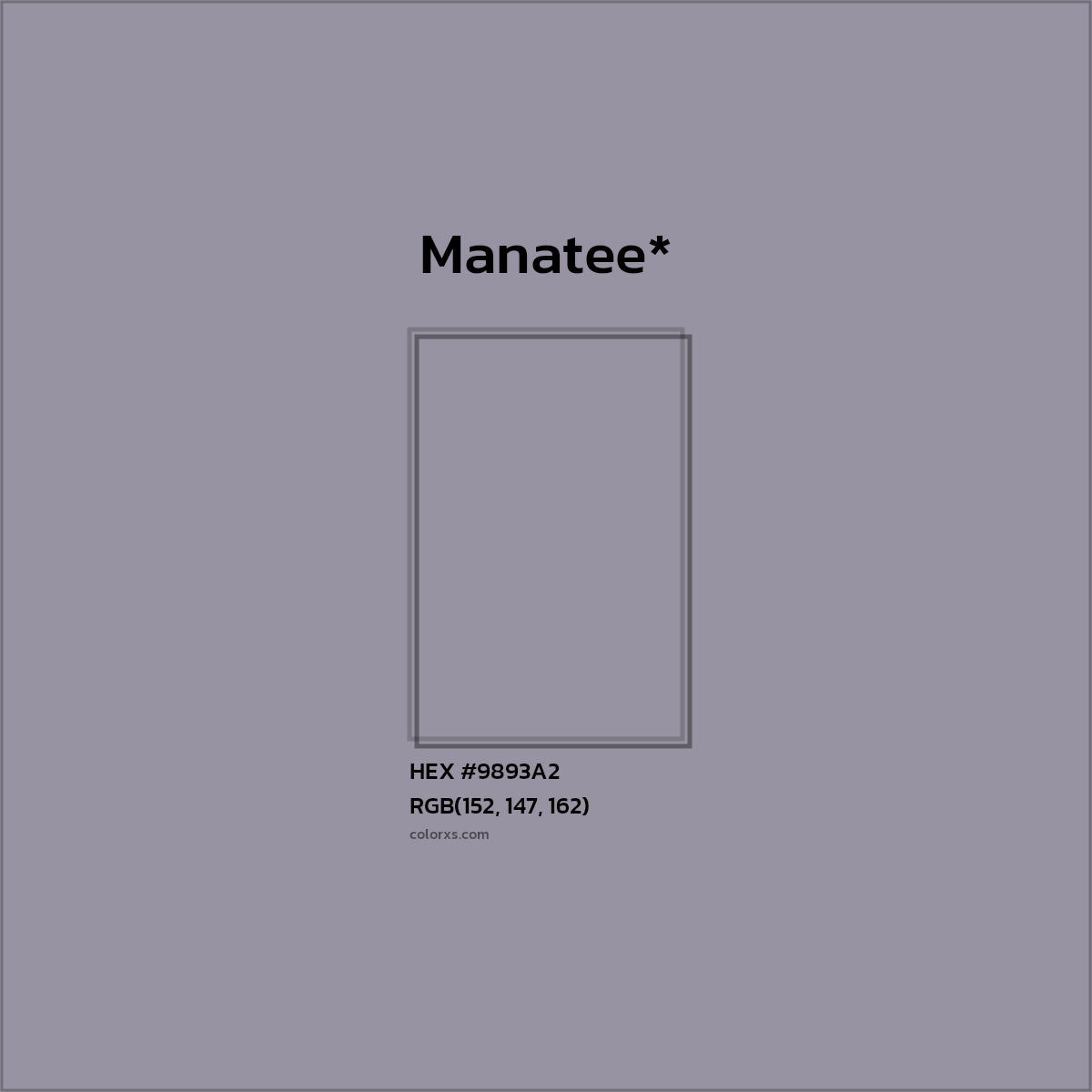 HEX #9893A2 Color Name, Color Code, Palettes, Similar Paints, Images