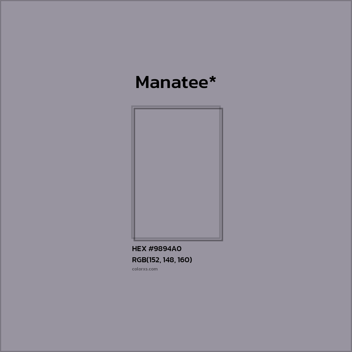 HEX #9894A0 Color Name, Color Code, Palettes, Similar Paints, Images