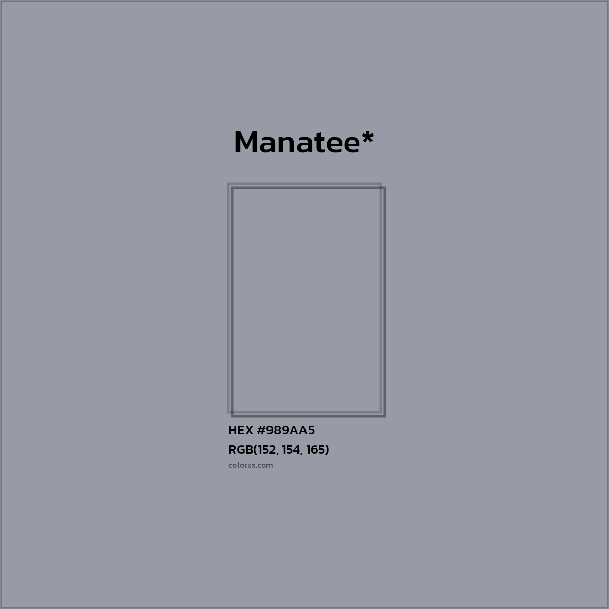 HEX #989AA5 Color Name, Color Code, Palettes, Similar Paints, Images