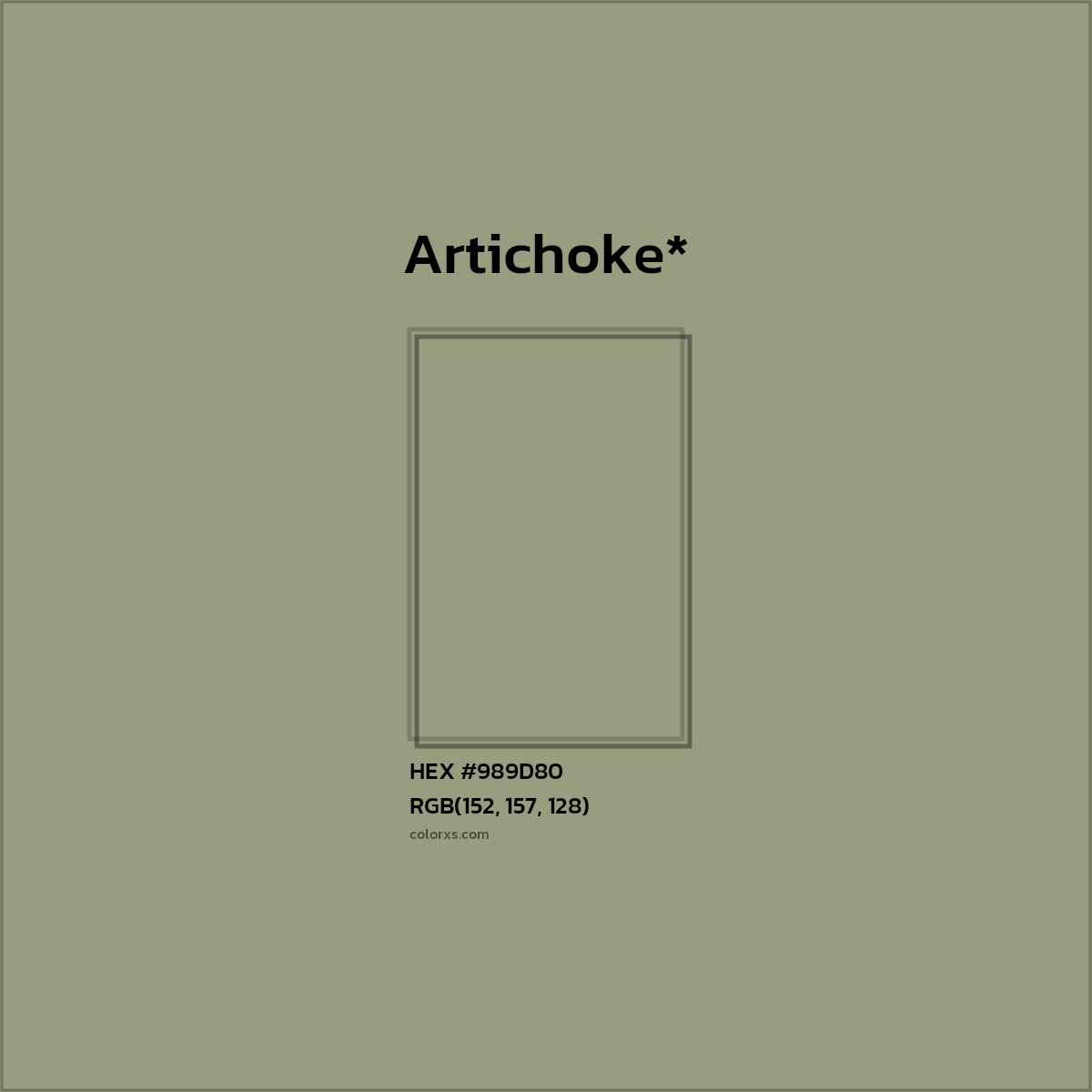 HEX #989D80 Color Name, Color Code, Palettes, Similar Paints, Images