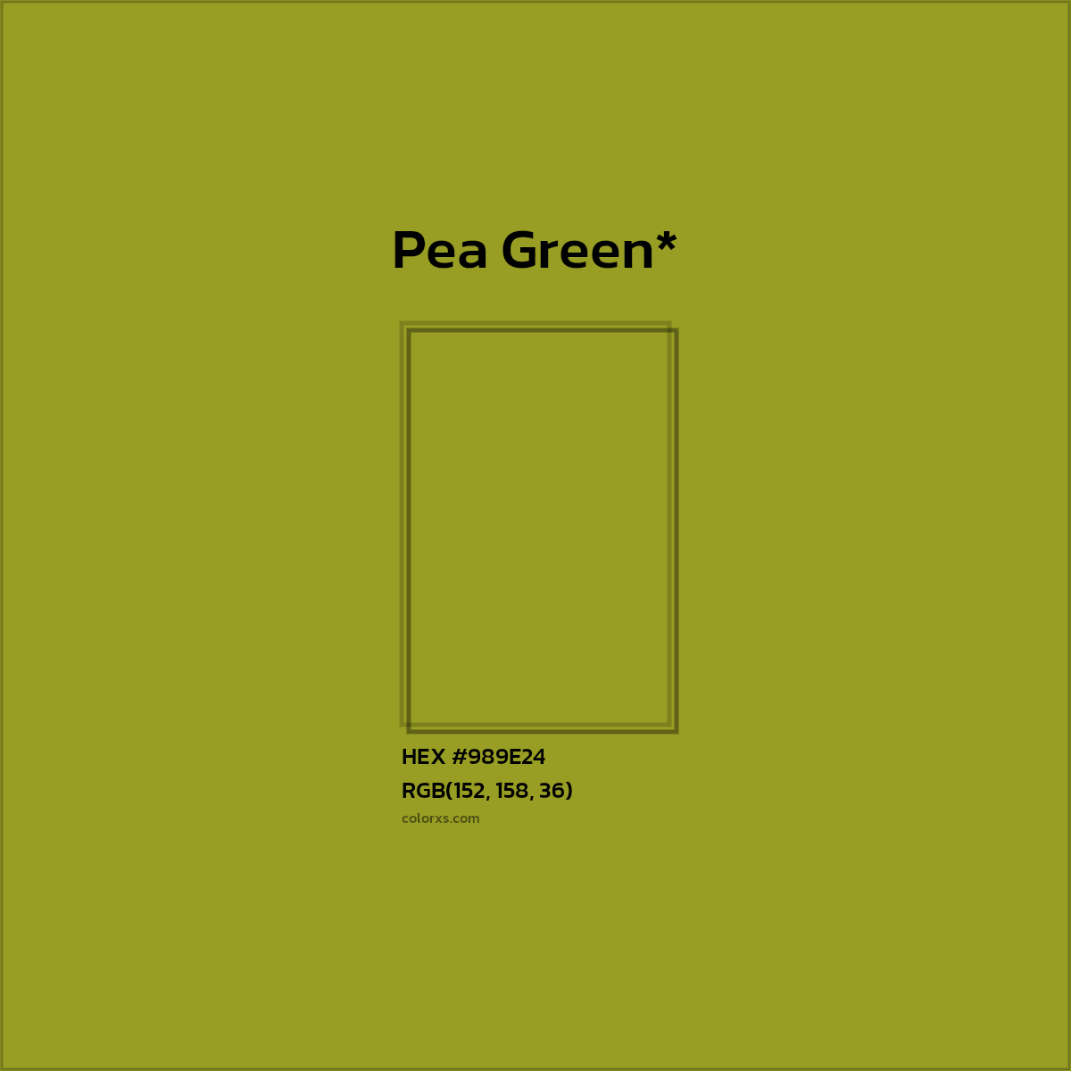 HEX #989E24 Color Name, Color Code, Palettes, Similar Paints, Images