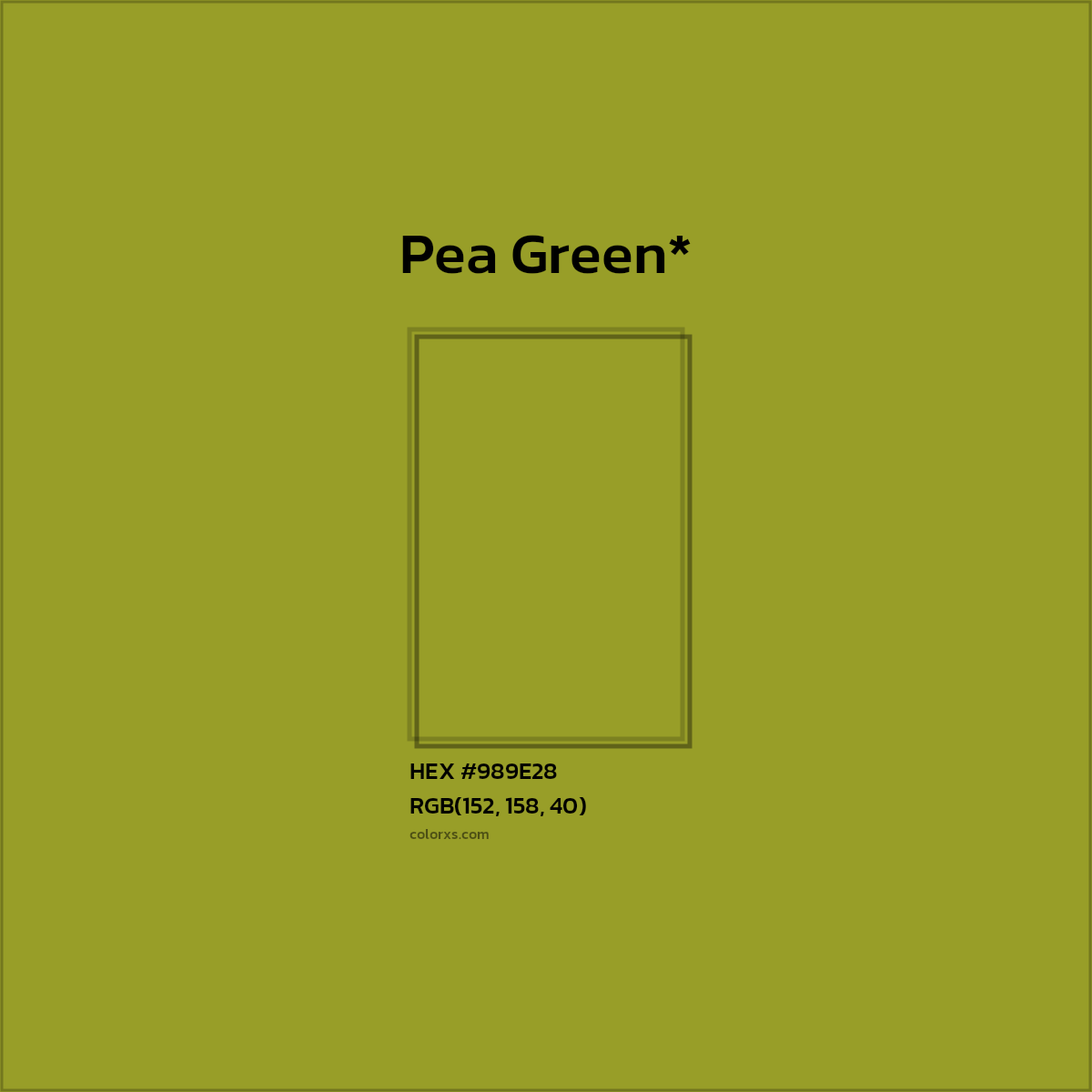 HEX #989E28 Color Name, Color Code, Palettes, Similar Paints, Images
