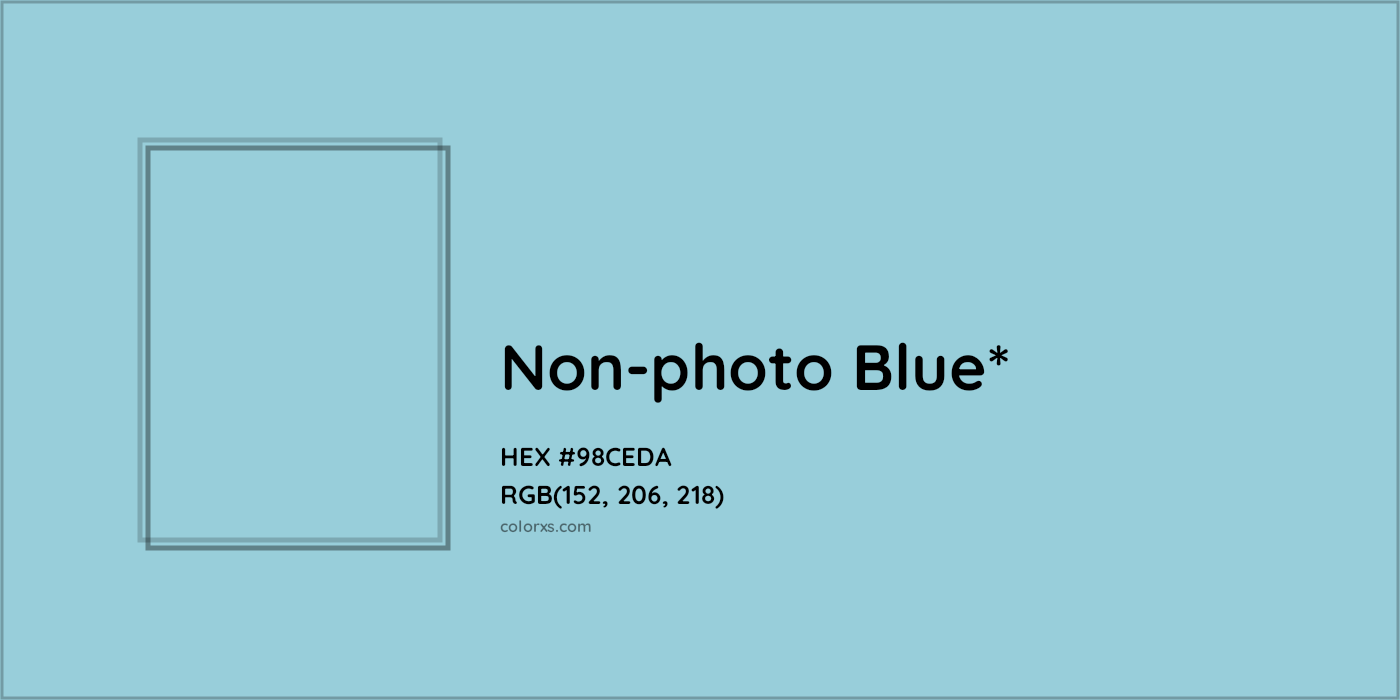 HEX #98CEDA Color Name, Color Code, Palettes, Similar Paints, Images