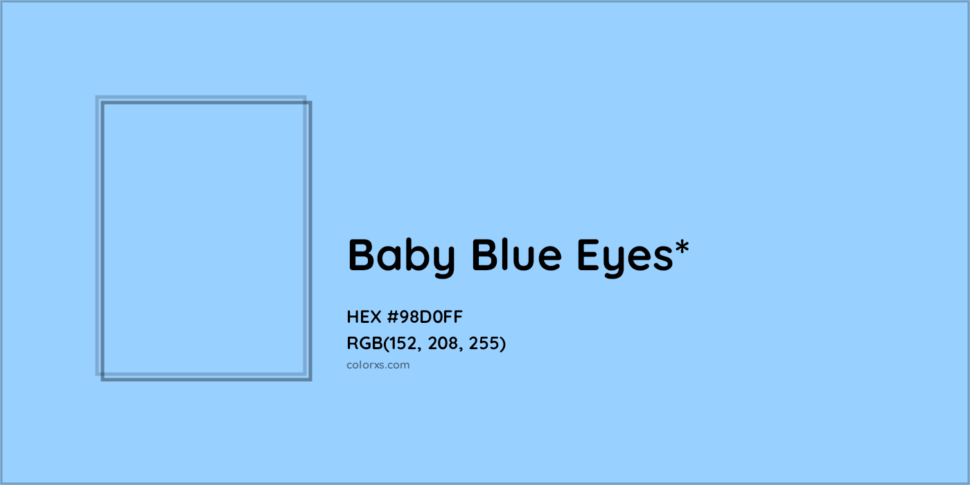 HEX #98D0FF Color Name, Color Code, Palettes, Similar Paints, Images