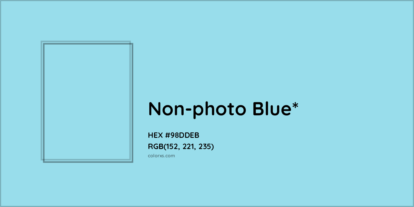 HEX #98DDEB Color Name, Color Code, Palettes, Similar Paints, Images