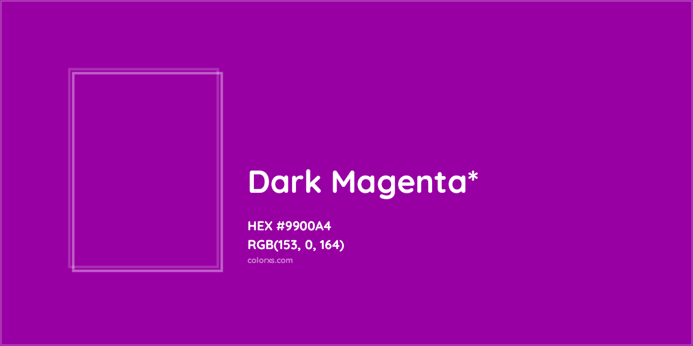 HEX #9900A4 Color Name, Color Code, Palettes, Similar Paints, Images