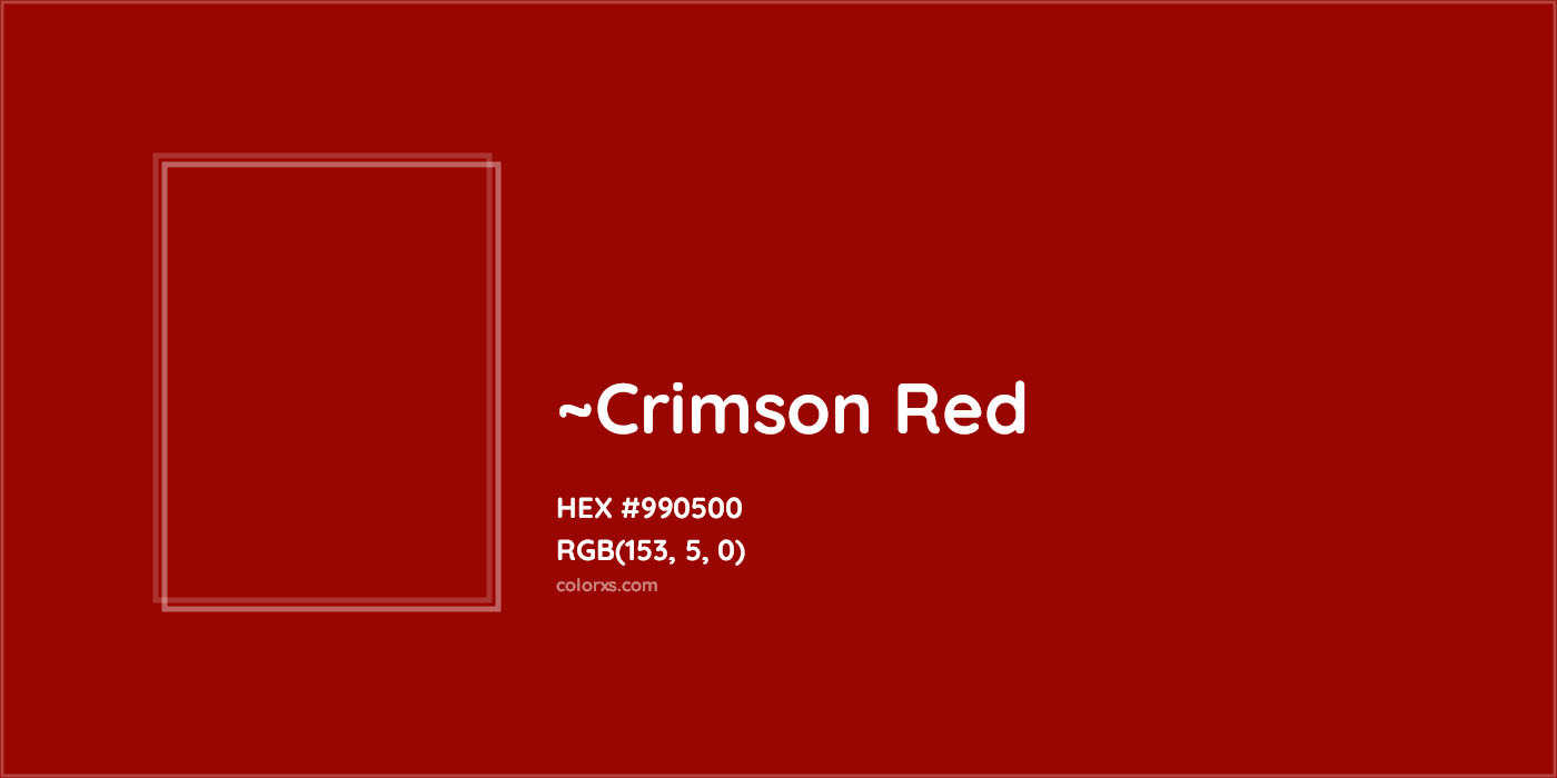 HEX #990500 Color Name, Color Code, Palettes, Similar Paints, Images