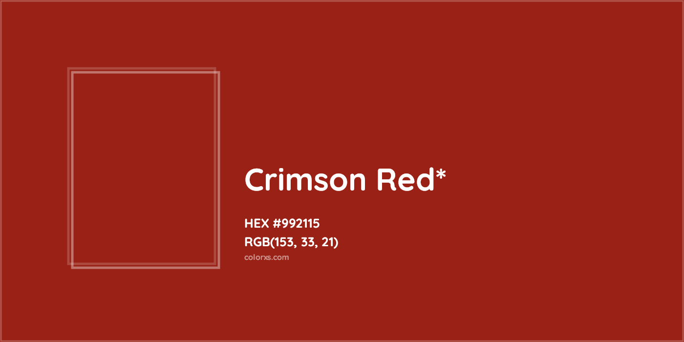 HEX #992115 Color Name, Color Code, Palettes, Similar Paints, Images