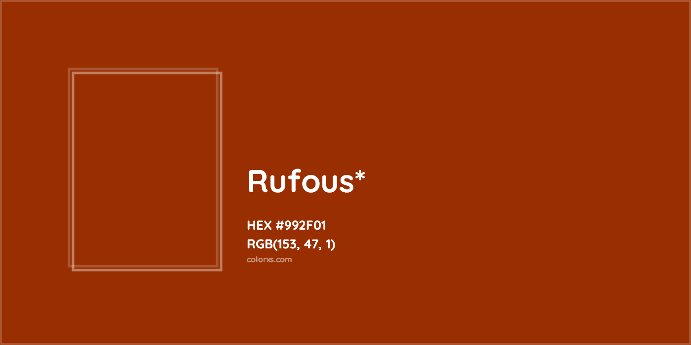 HEX #992F01 Color Name, Color Code, Palettes, Similar Paints, Images