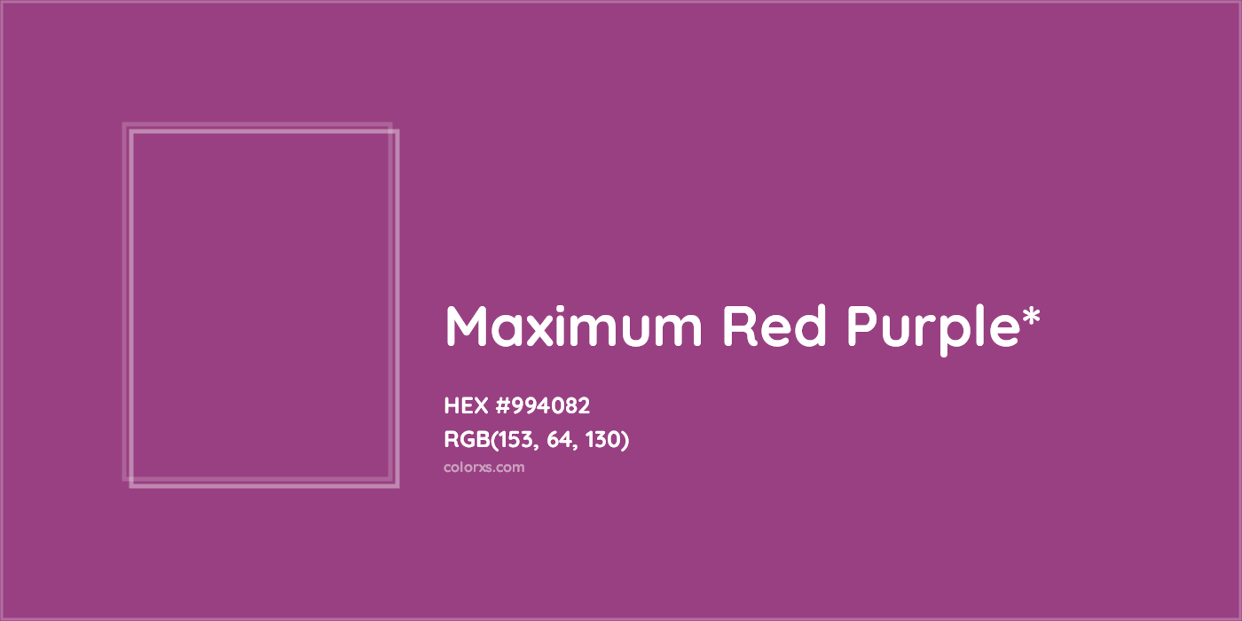HEX #994082 Color Name, Color Code, Palettes, Similar Paints, Images
