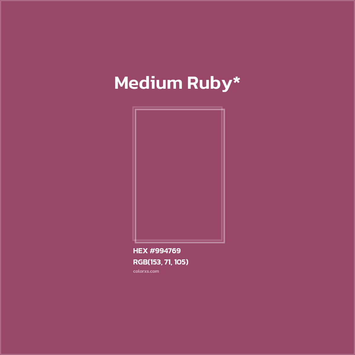 HEX #994769 Color Name, Color Code, Palettes, Similar Paints, Images