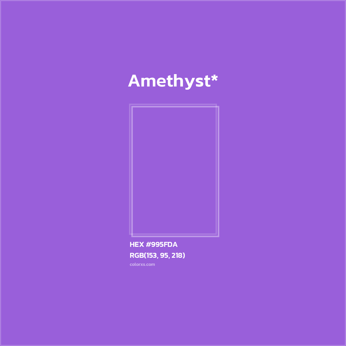 HEX #995FDA Color Name, Color Code, Palettes, Similar Paints, Images