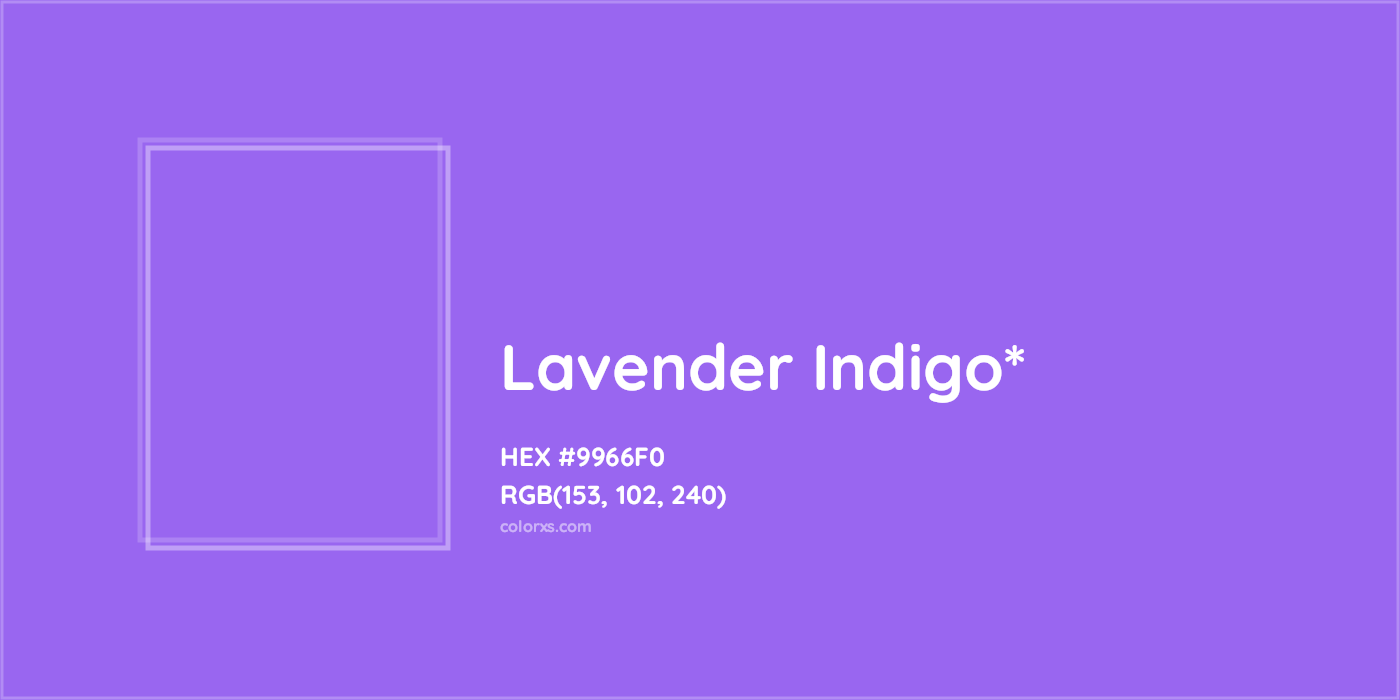 HEX #9966F0 Color Name, Color Code, Palettes, Similar Paints, Images