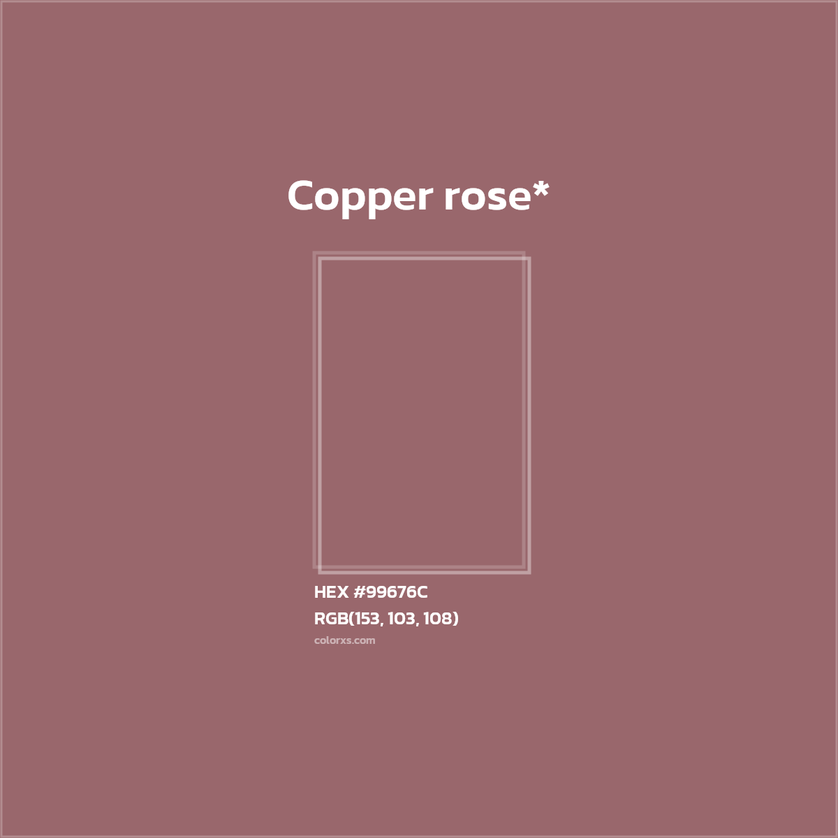 HEX #99676C Color Name, Color Code, Palettes, Similar Paints, Images