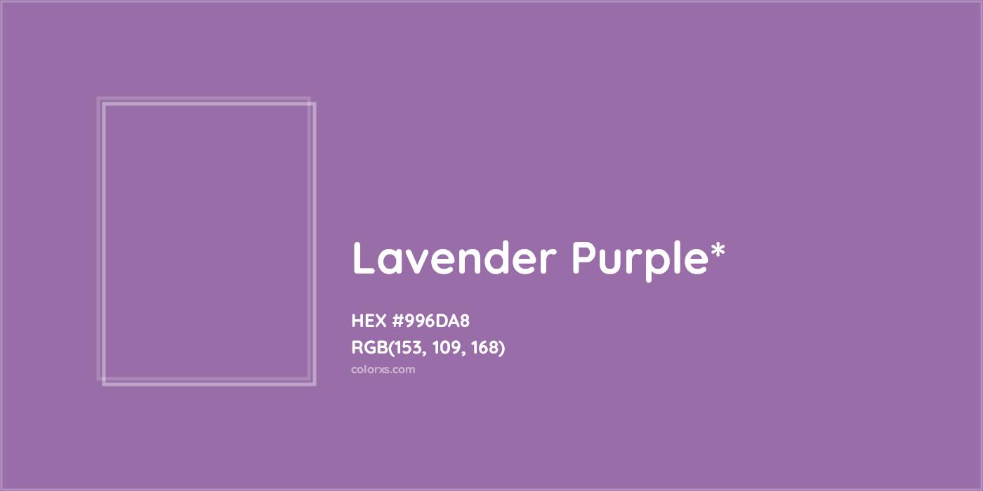 HEX #996DA8 Color Name, Color Code, Palettes, Similar Paints, Images