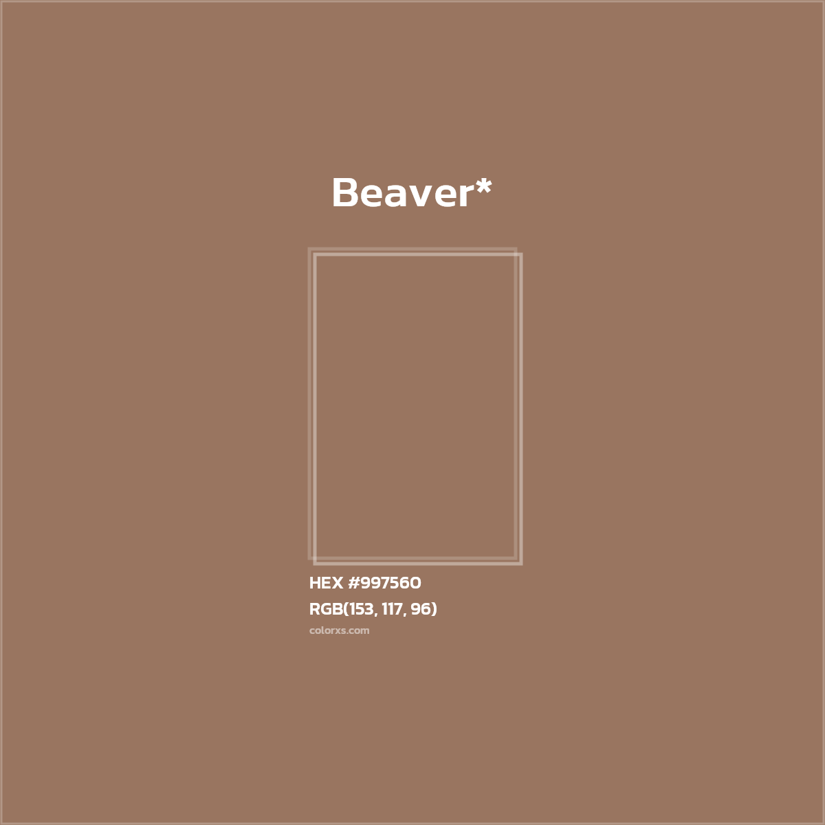 HEX #997560 Color Name, Color Code, Palettes, Similar Paints, Images