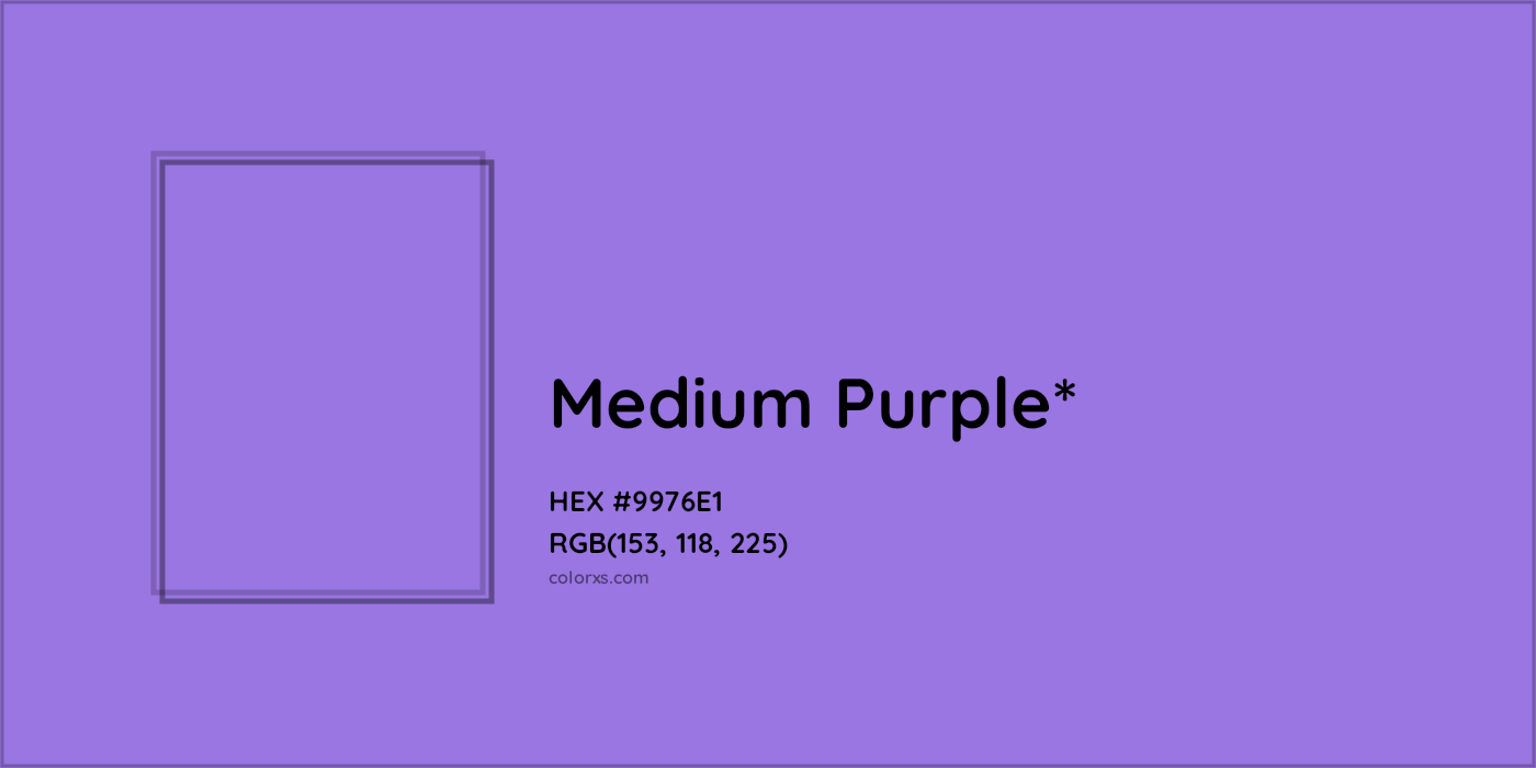 HEX #9976E1 Color Name, Color Code, Palettes, Similar Paints, Images