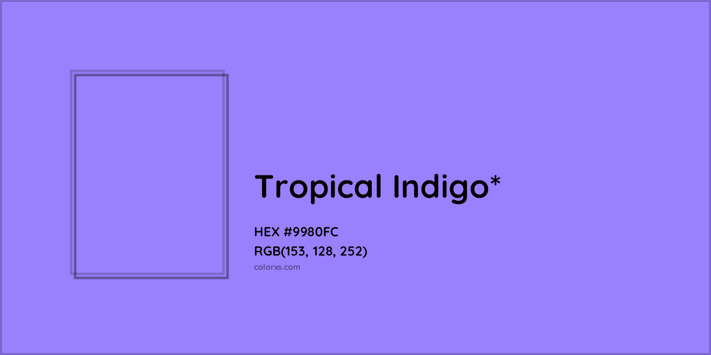 HEX #9980FC Color Name, Color Code, Palettes, Similar Paints, Images