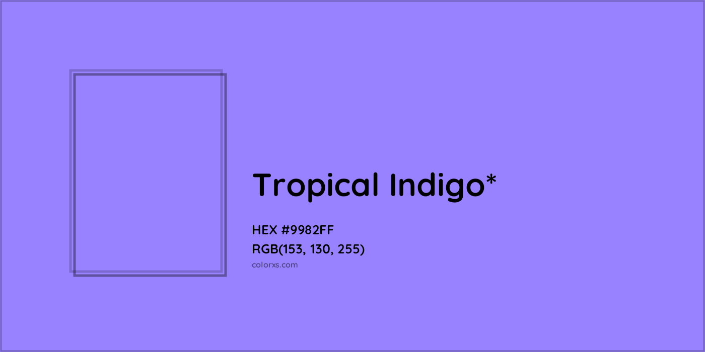 HEX #9982FF Color Name, Color Code, Palettes, Similar Paints, Images