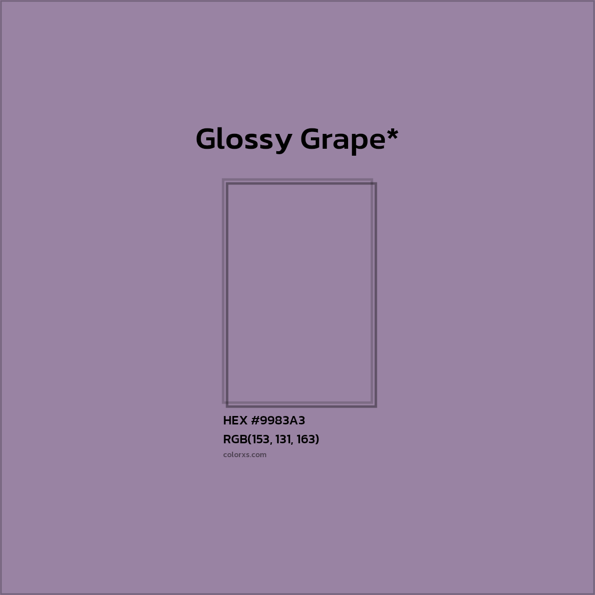 HEX #9983A3 Color Name, Color Code, Palettes, Similar Paints, Images