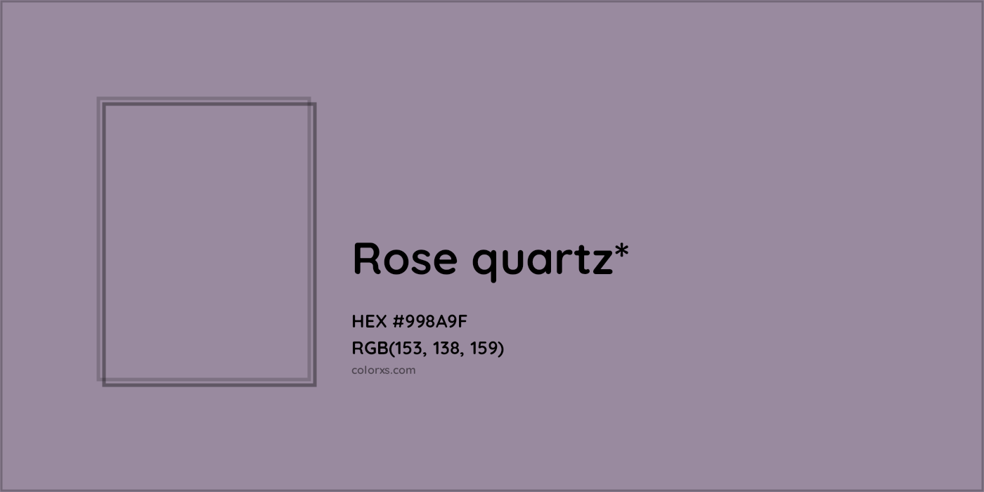 HEX #998A9F Color Name, Color Code, Palettes, Similar Paints, Images