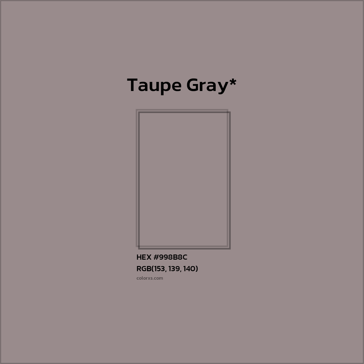 HEX #998B8C Color Name, Color Code, Palettes, Similar Paints, Images