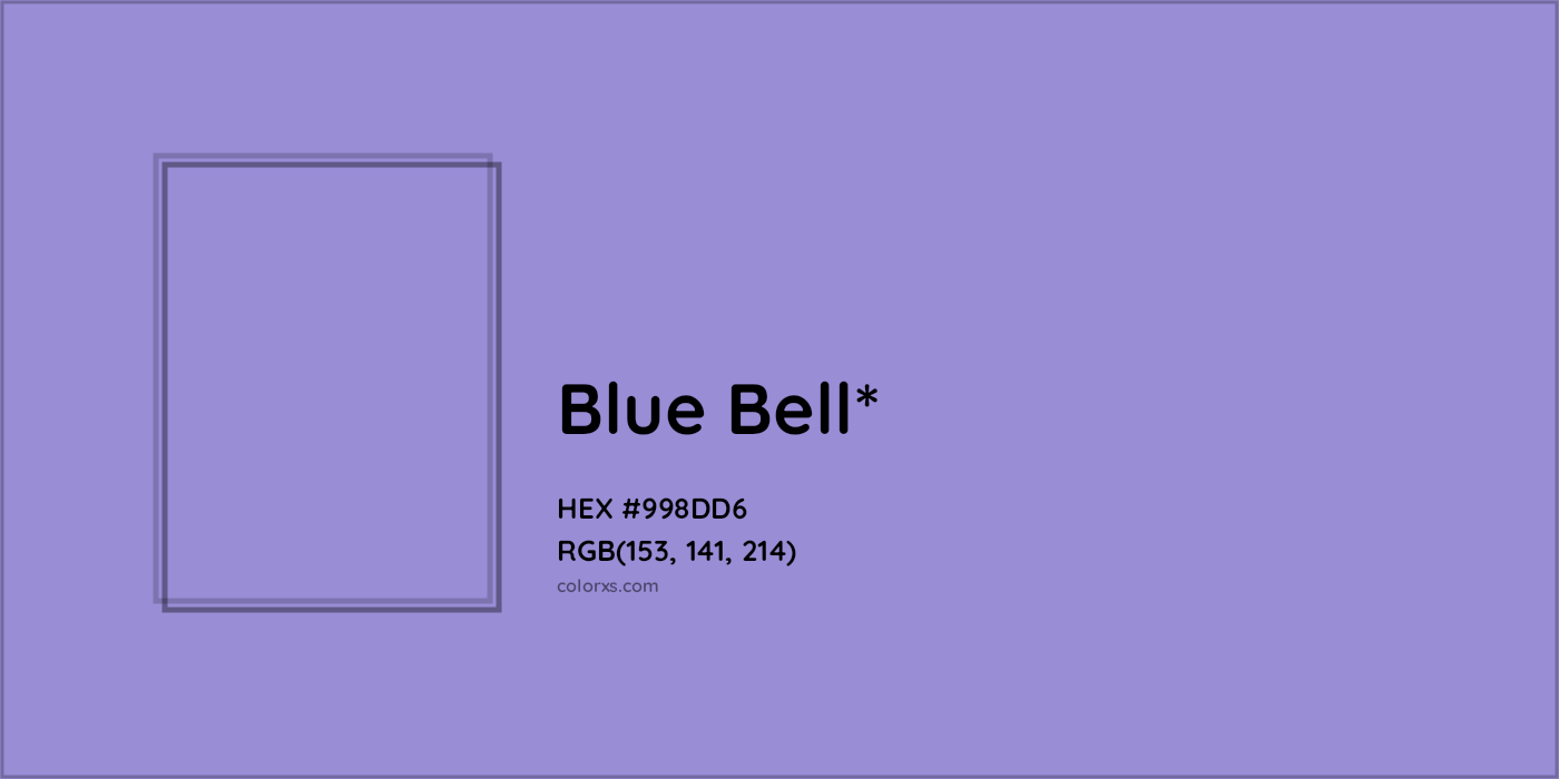 HEX #998DD6 Color Name, Color Code, Palettes, Similar Paints, Images