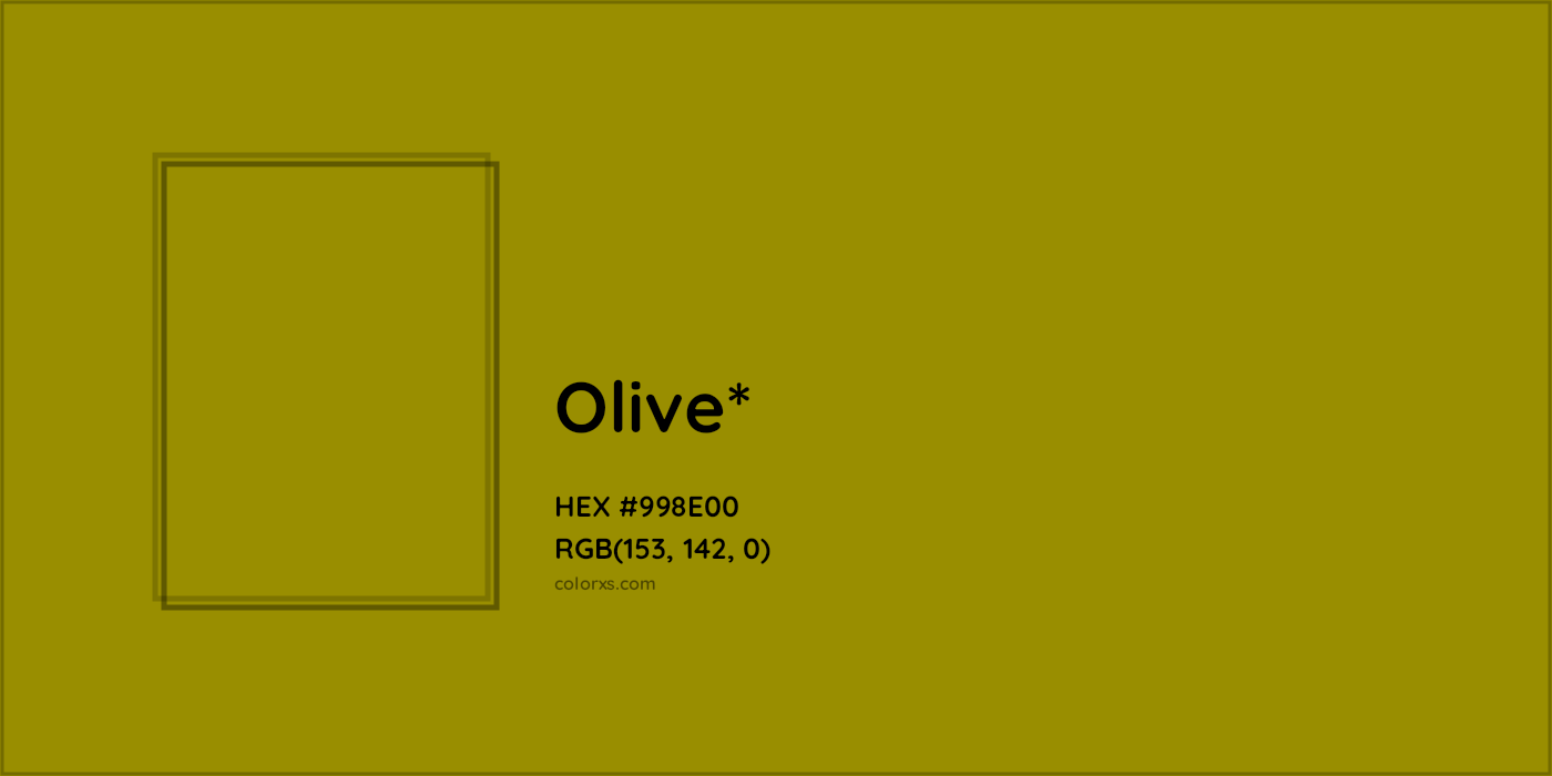 HEX #998E00 Color Name, Color Code, Palettes, Similar Paints, Images