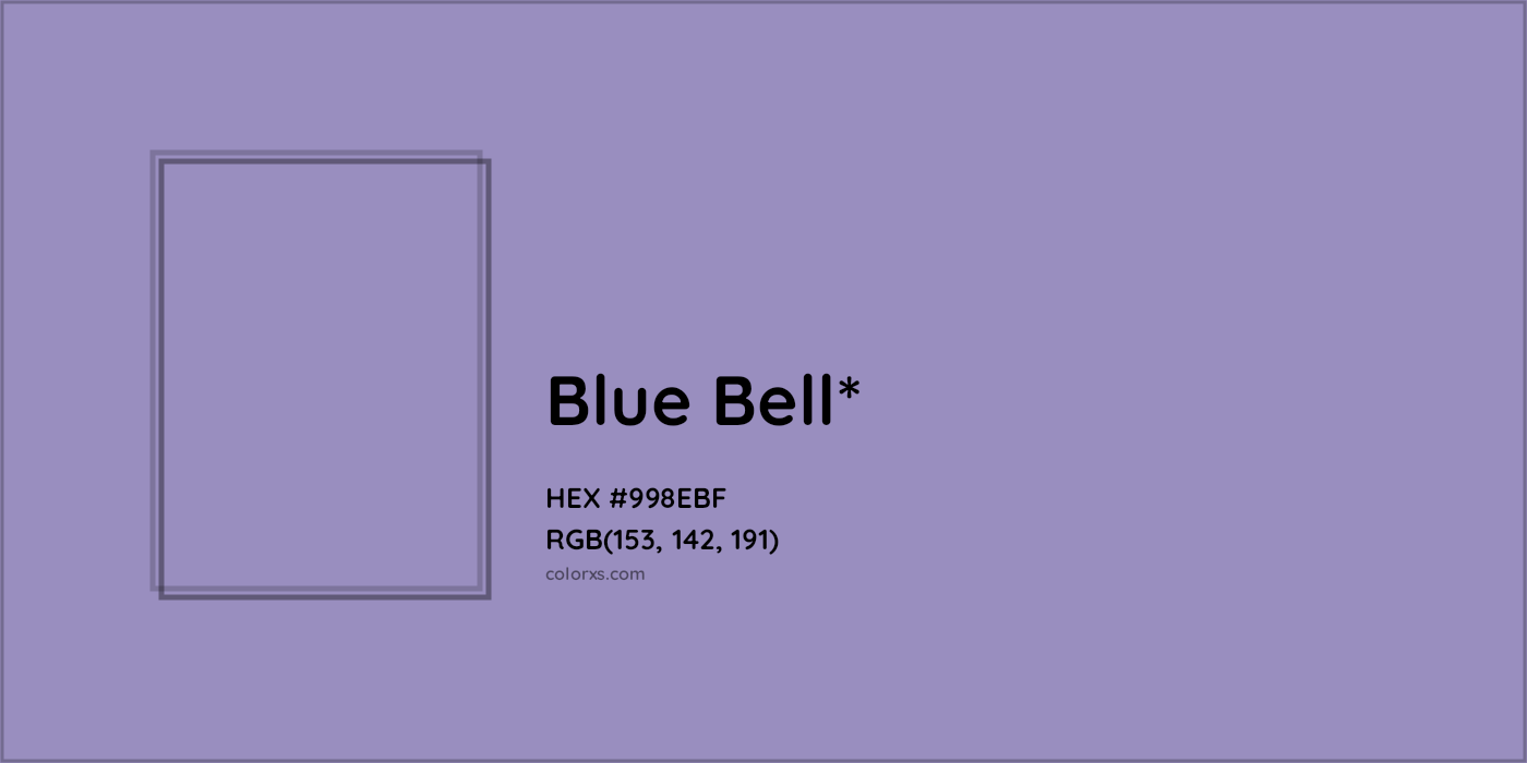 HEX #998EBF Color Name, Color Code, Palettes, Similar Paints, Images