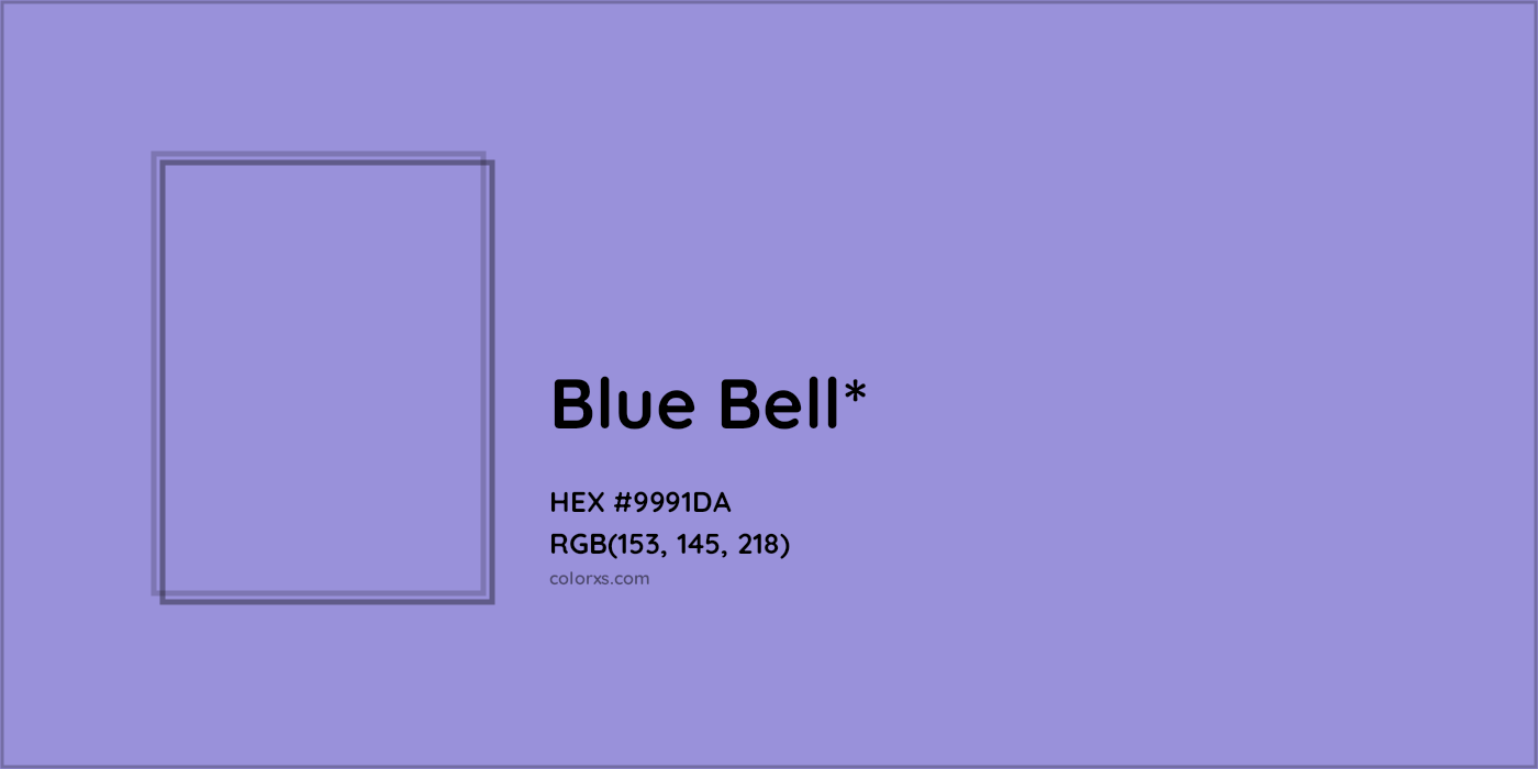 HEX #9991DA Color Name, Color Code, Palettes, Similar Paints, Images