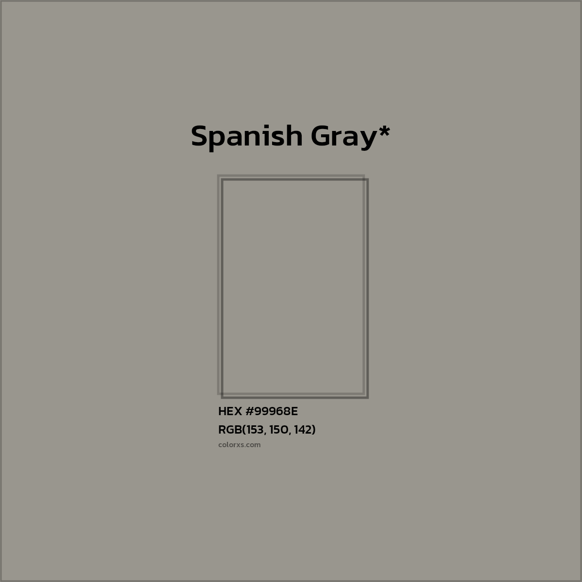 HEX #99968E Color Name, Color Code, Palettes, Similar Paints, Images