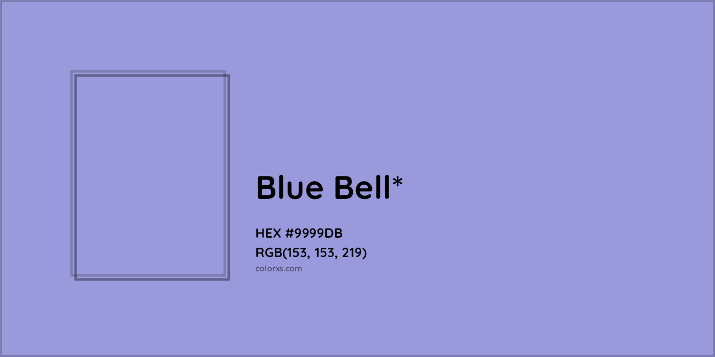 HEX #9999DB Color Name, Color Code, Palettes, Similar Paints, Images