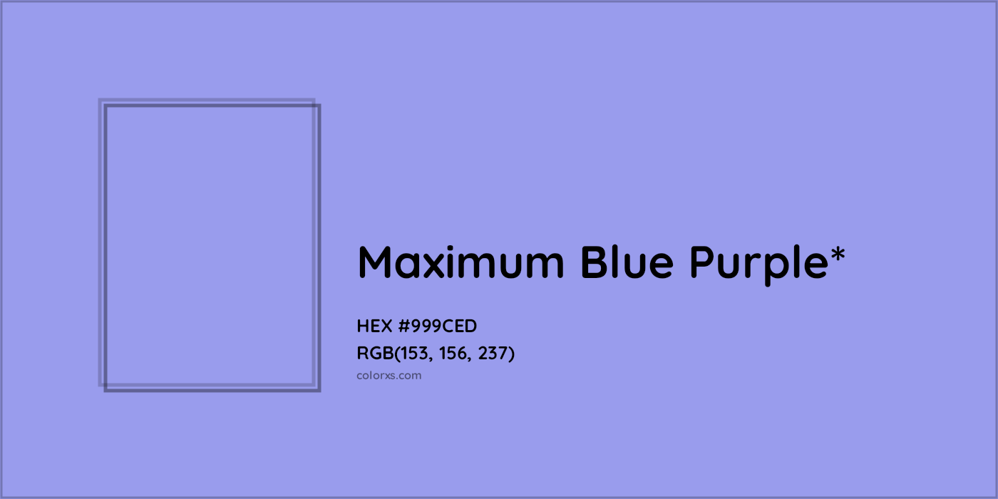 HEX #999CED Color Name, Color Code, Palettes, Similar Paints, Images