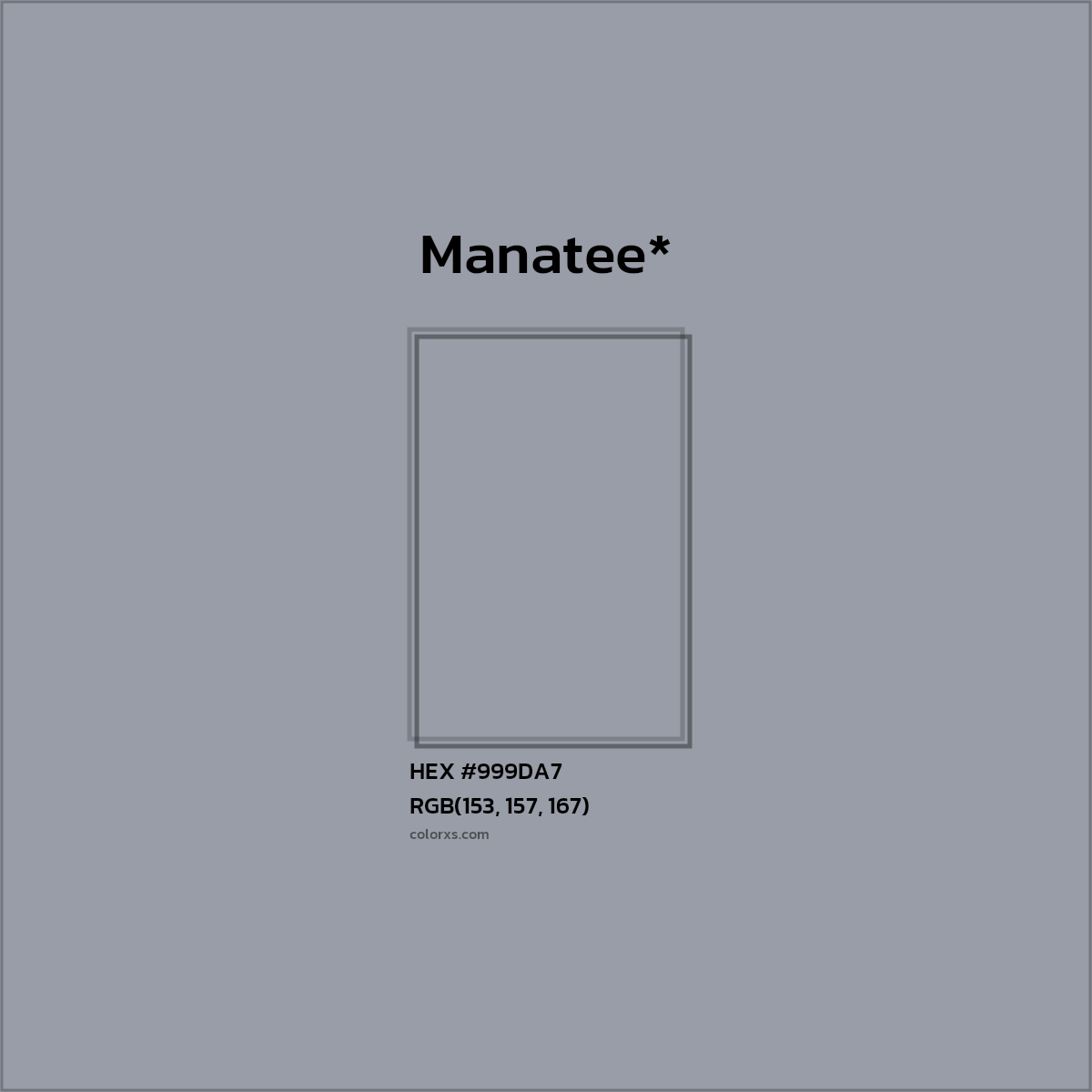 HEX #999DA7 Color Name, Color Code, Palettes, Similar Paints, Images