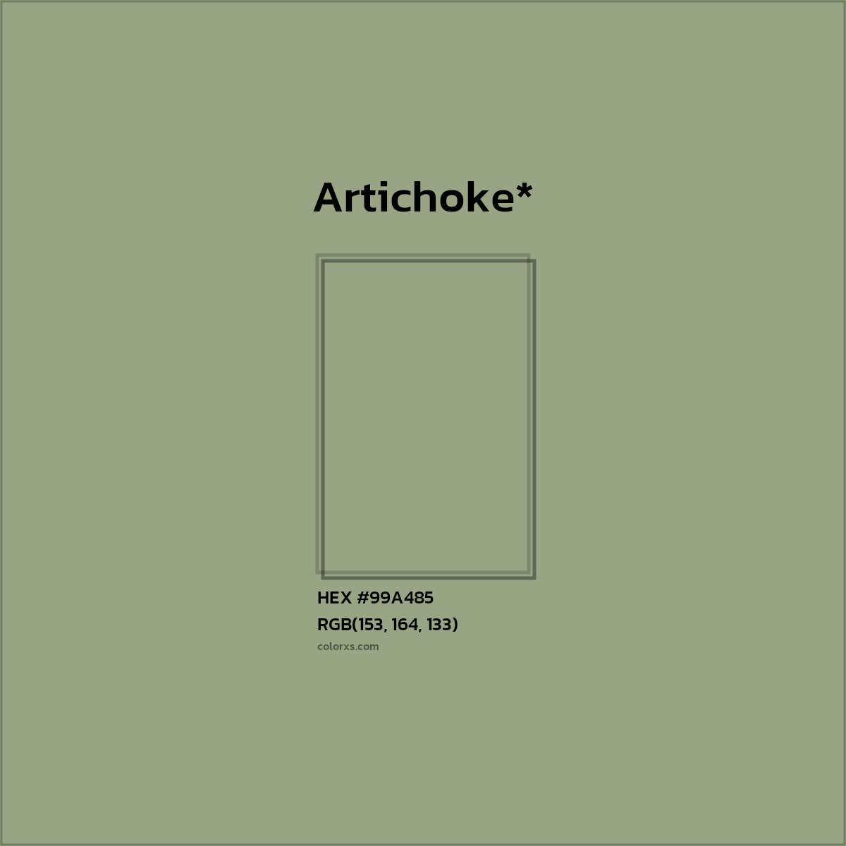 HEX #99A485 Color Name, Color Code, Palettes, Similar Paints, Images