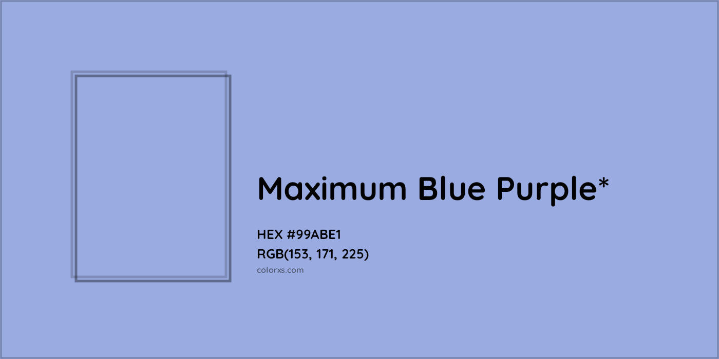 HEX #99ABE1 Color Name, Color Code, Palettes, Similar Paints, Images