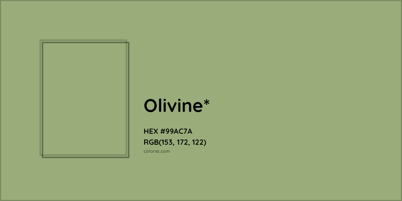 HEX #99AC7A Color Name, Color Code, Palettes, Similar Paints, Images