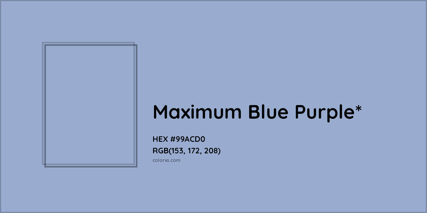 HEX #99ACD0 Color Name, Color Code, Palettes, Similar Paints, Images