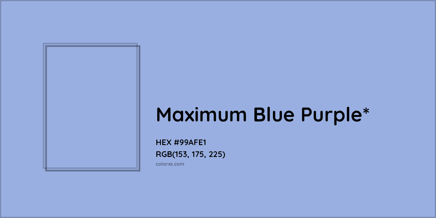 HEX #99AFE1 Color Name, Color Code, Palettes, Similar Paints, Images