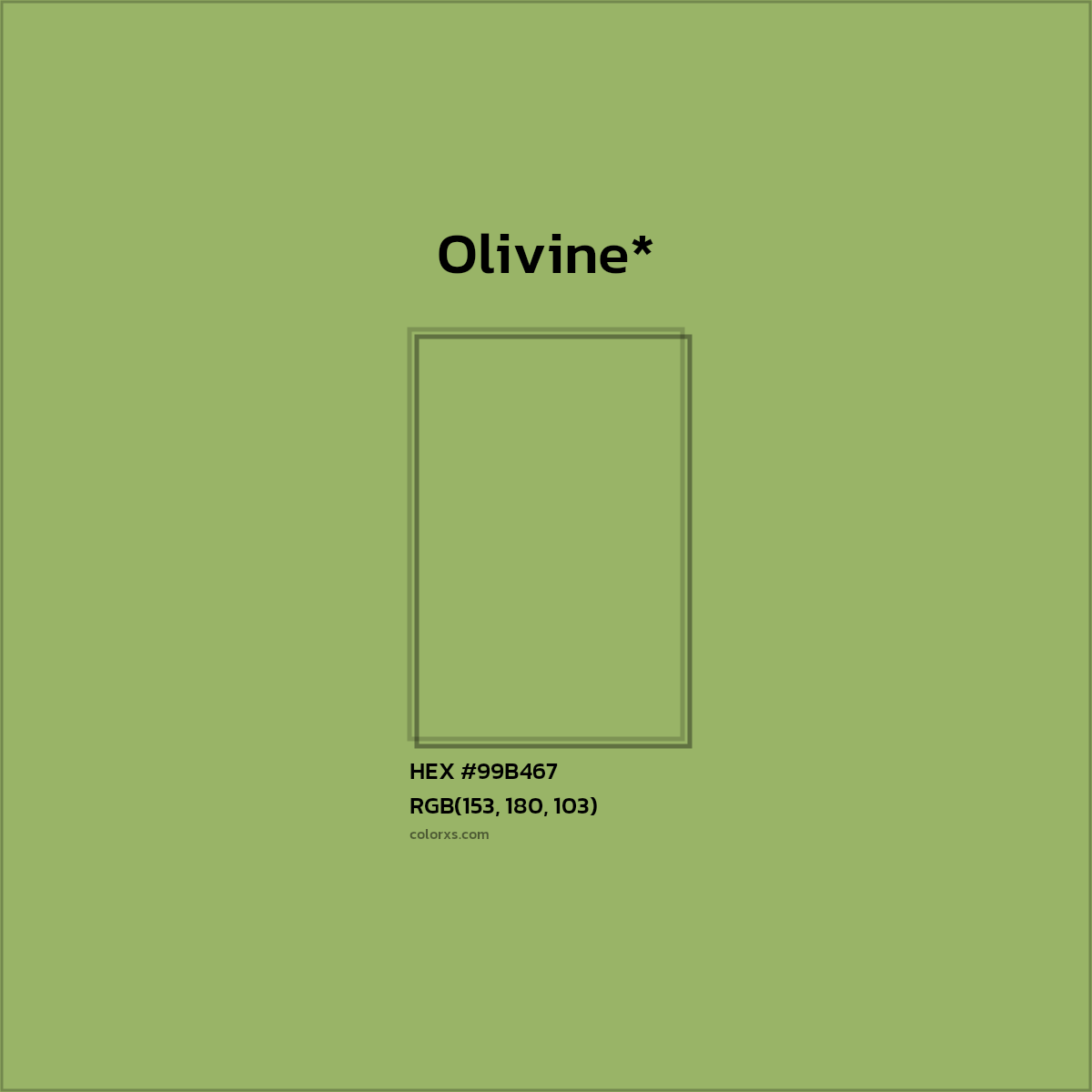 HEX #99B467 Color Name, Color Code, Palettes, Similar Paints, Images