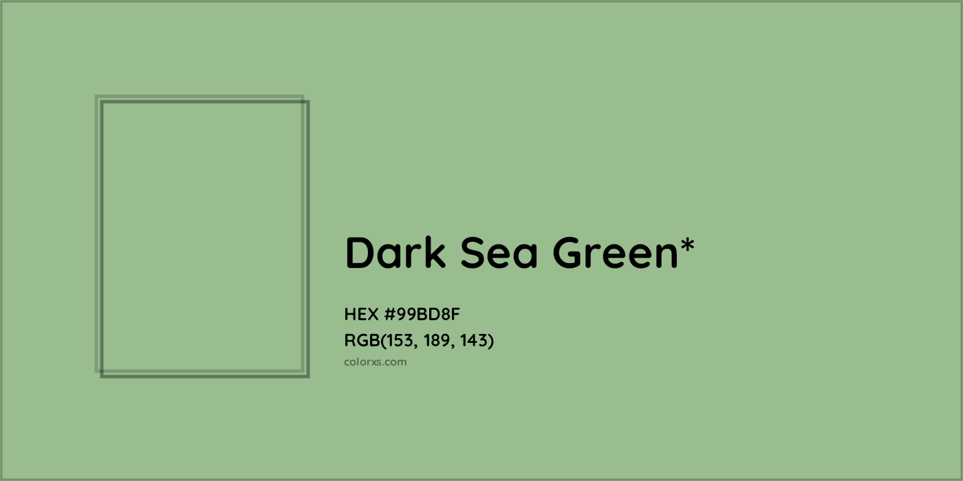 HEX #99BD8F Color Name, Color Code, Palettes, Similar Paints, Images