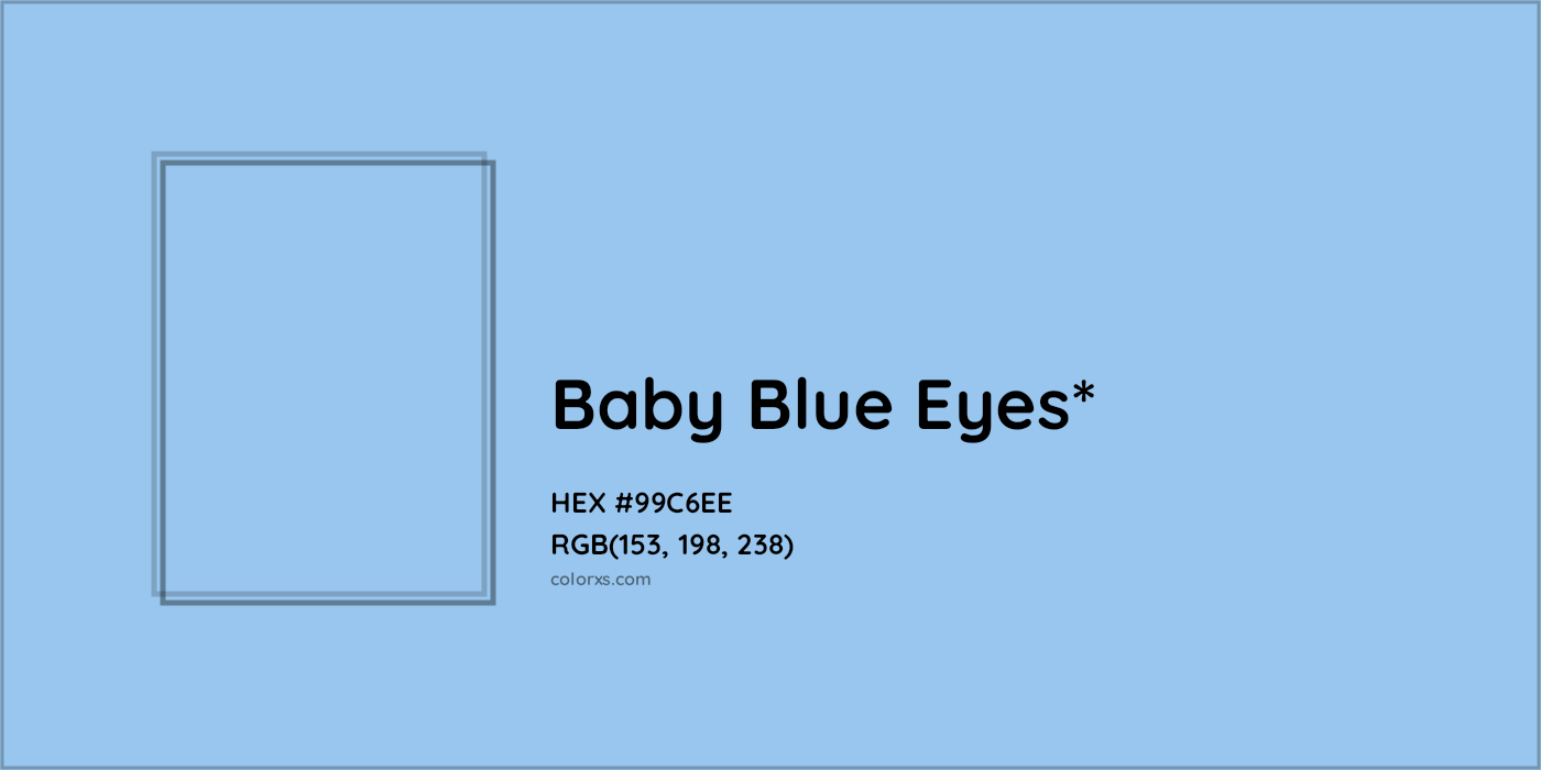 HEX #99C6EE Color Name, Color Code, Palettes, Similar Paints, Images