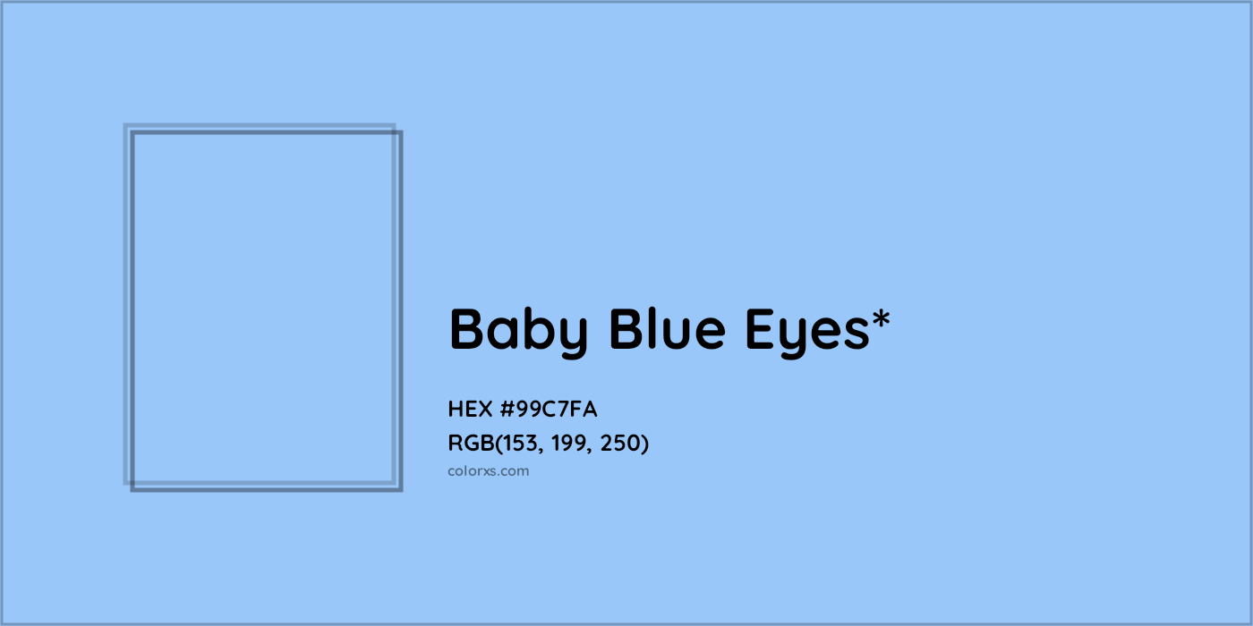 HEX #99C7FA Color Name, Color Code, Palettes, Similar Paints, Images
