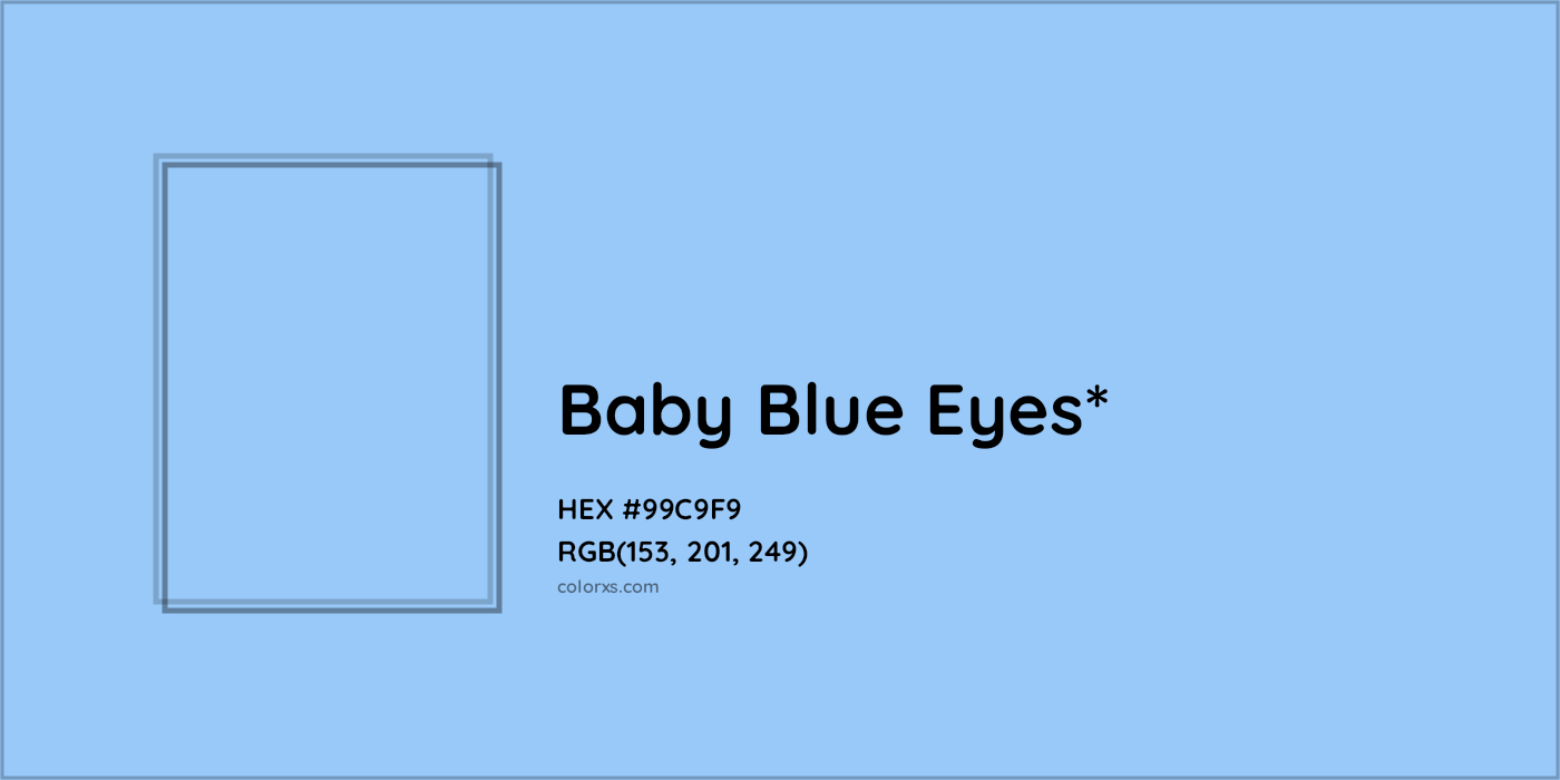HEX #99C9F9 Color Name, Color Code, Palettes, Similar Paints, Images