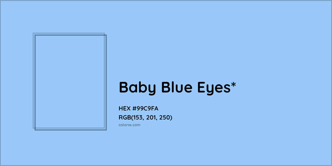 HEX #99C9FA Color Name, Color Code, Palettes, Similar Paints, Images
