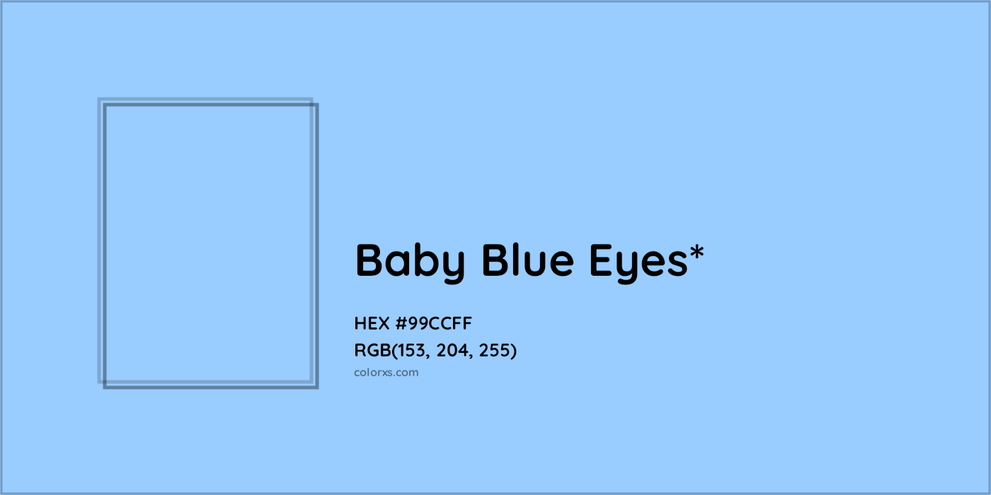 HEX #99CCFF Color Name, Color Code, Palettes, Similar Paints, Images